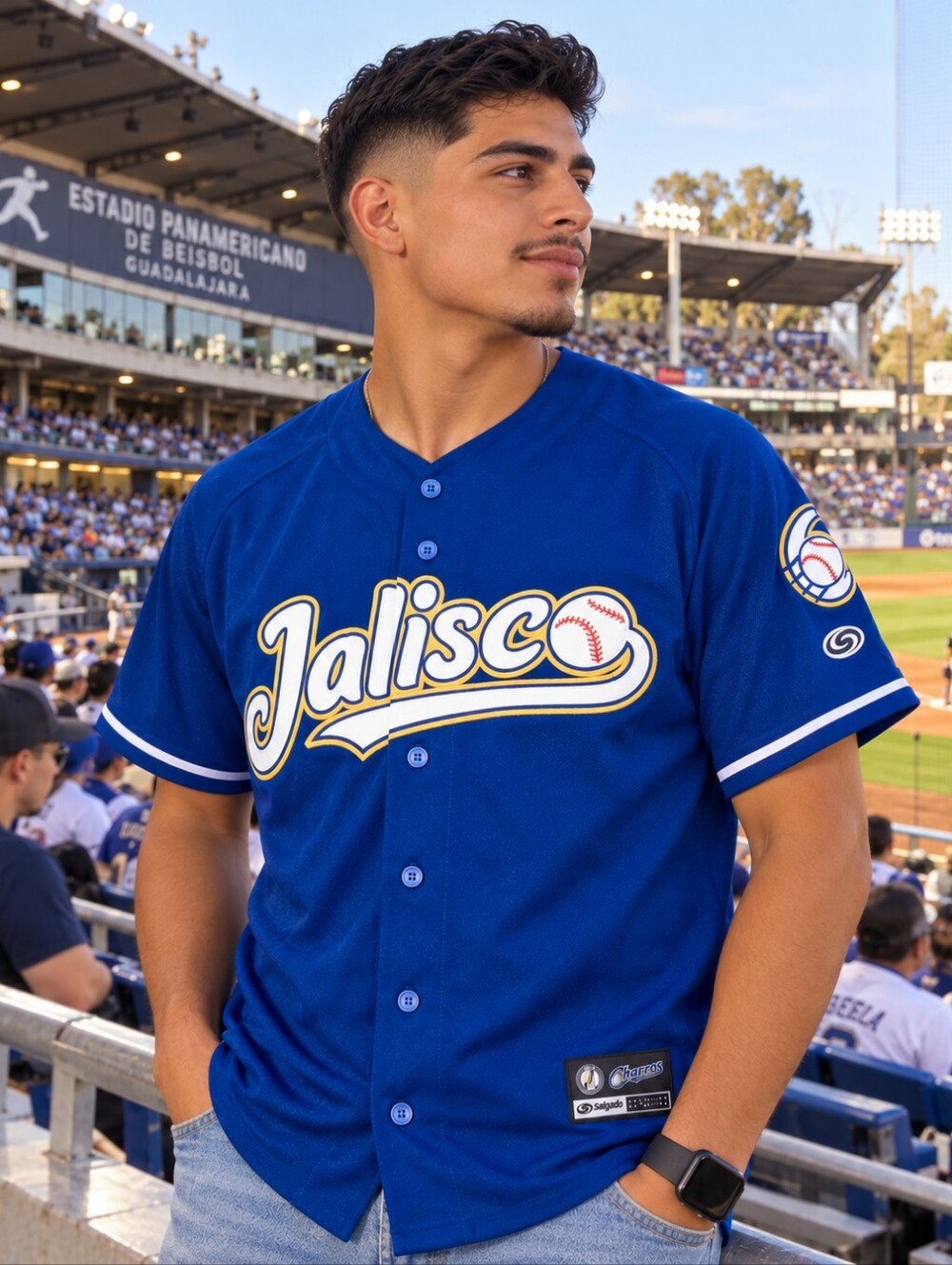 Charros de Jalisco El Siglo Official Jersey 2014–2016 Season. Size Large.